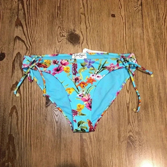 Jessica Simpson Floral Print Swim Bottoms - Picture 2 of 8